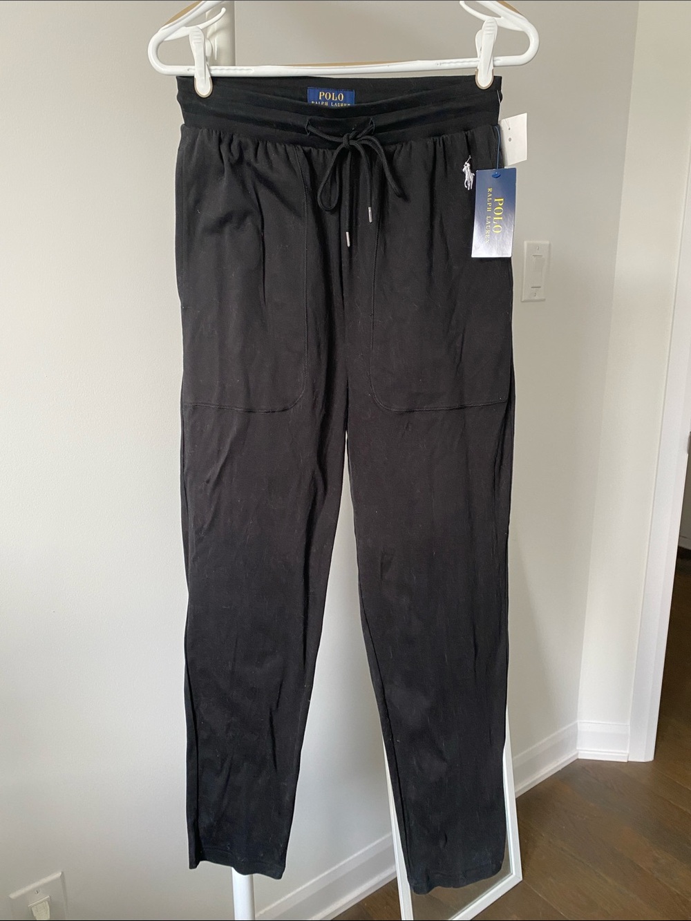 Polo by Ralph Lauren Black Drawstring Jogger Pants